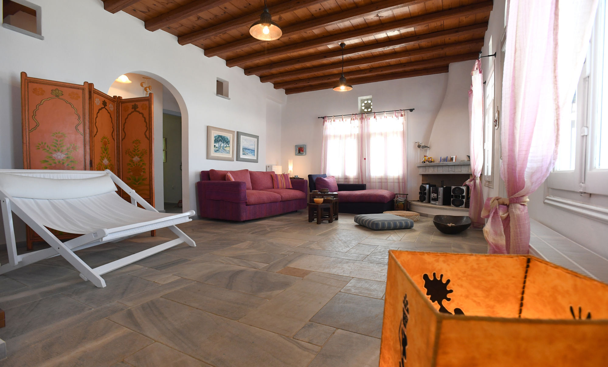 Tinos Sky View Villa Arnados ภายนอก รูปภาพ